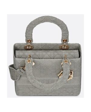 徽標中號刺繡單肩包