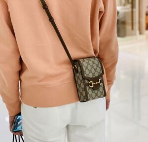 馬銜扣1955系列迷你手袋