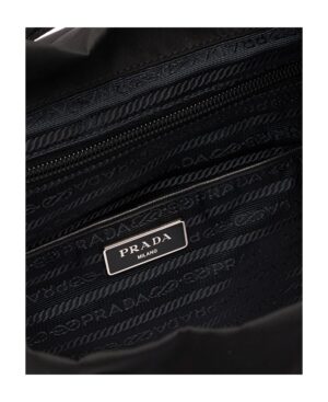 Re-Nylon徽標小號雙肩包