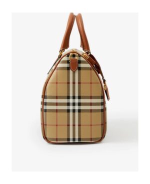 格紋中號手提包