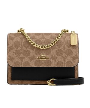 迷你 Klare 標誌性帆布斜挎包