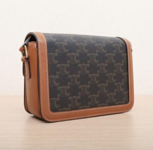 TEEN TRIOMPHE標誌印花單肩包