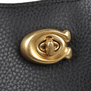 徽標細節單肩包