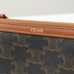 TRIOMPHE CANVAS標誌印花鏈條單肩包