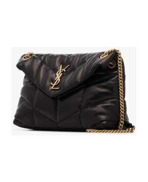 PUFFER小號絎縫羊皮手袋包