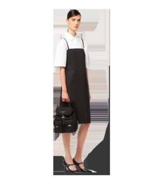 Re-Nylon徽標小號雙肩包