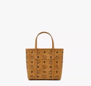 迷你Toni Visetos頂部拉鍊單肩包