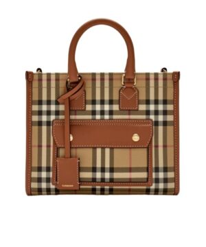 Freya迷你格紋圖案單肩包