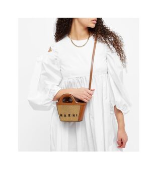 微型Tropicalia 籃子手提包