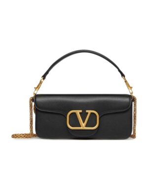 LOCÒ徽標翻蓋單肩包