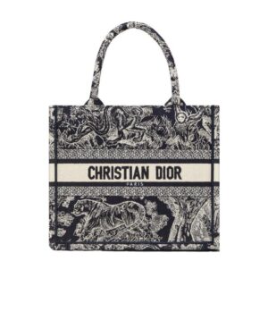 Book Tote小號茹伊印花刺繡手提包