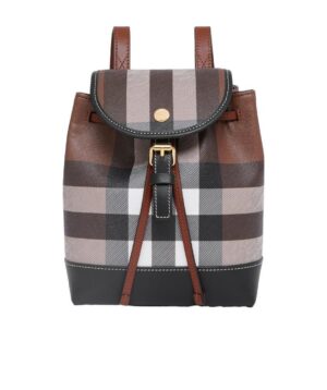 格紋微型雙肩包