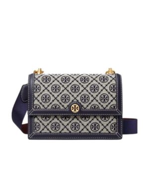 T MONOGRAM 小號提花單肩包