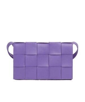 徽標編織單肩包