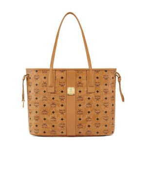 Liz Visetos中號雙面徽標圖案購物袋