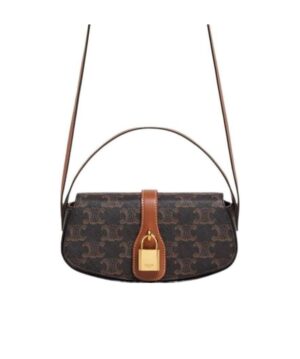 TABOU TRIOMPHE CANVAS標誌印花單肩包