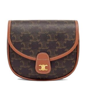 BESACE標誌印花單肩包