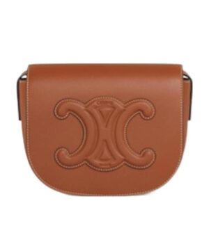 FOLCO CUIR TRIOMPHE光滑牛皮革手袋