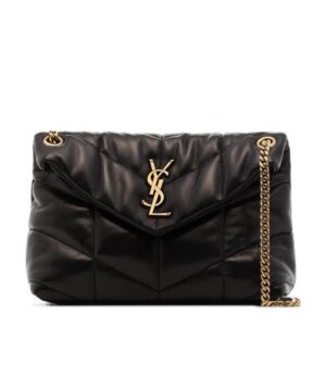 PUFFER小號絎縫羊皮手袋包