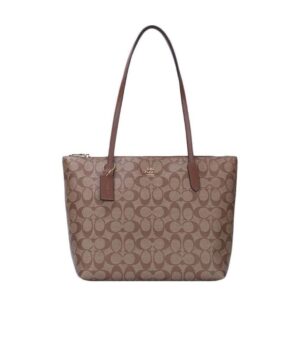 中號徽標細節托特單肩包