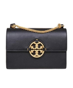 黑色徽標細節斜挎包