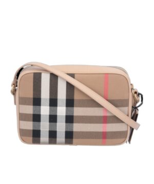 格紋相機單肩包