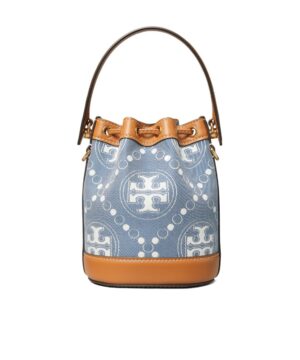 T MONOGRAM 牛仔迷你水桶包