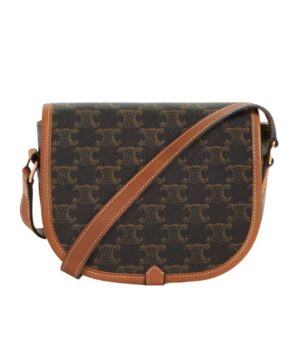 FOLCO中號標誌印花單肩包